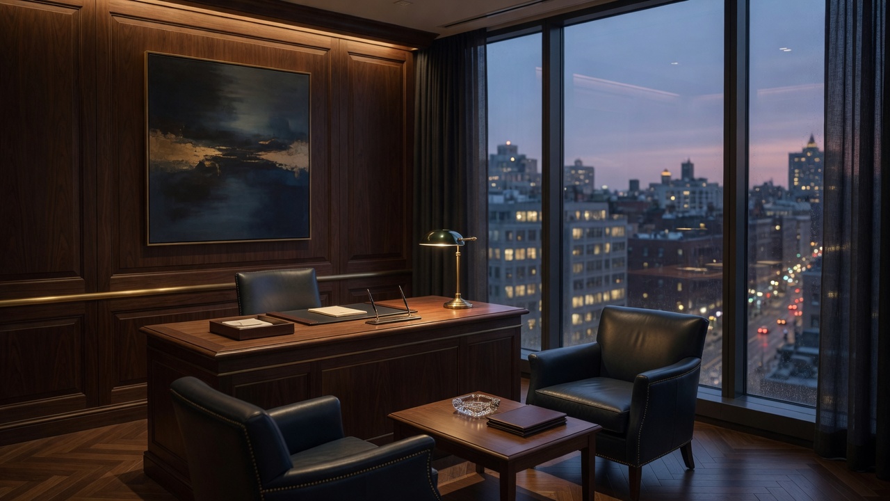 Private conference room for annuity and financial planning conversations